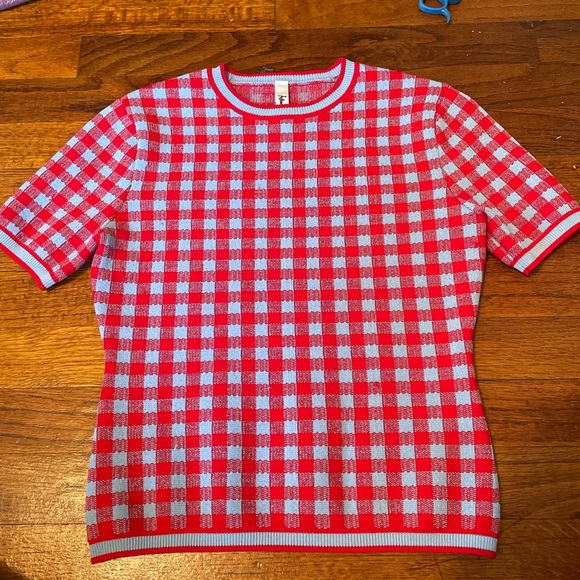 Adam Selman - Gingham Top - Picture 1 of 5
